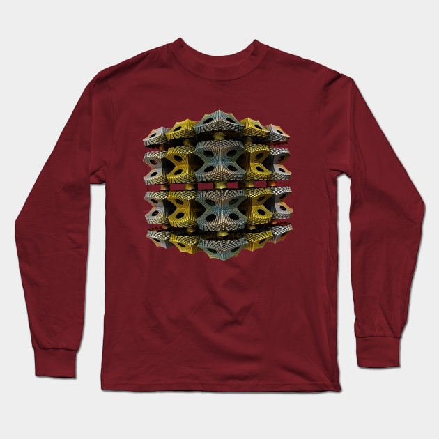 The Cube Long Sleeve T-Shirt by TaimitiCreations 